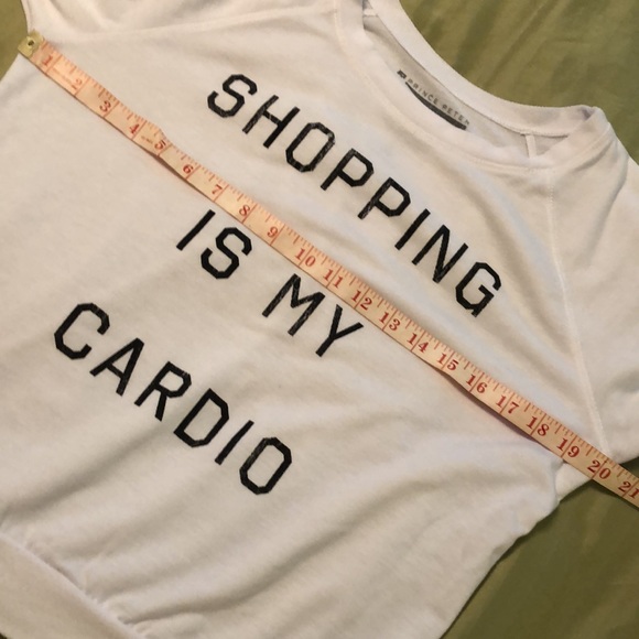 Prince Peter “Shopping is My Cardio” Shirt Size M - Picture 12 of 13